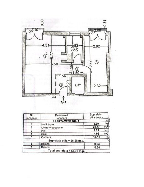 Arcul de Triumf, Herastrau, 2 camere, bloc 2006.
